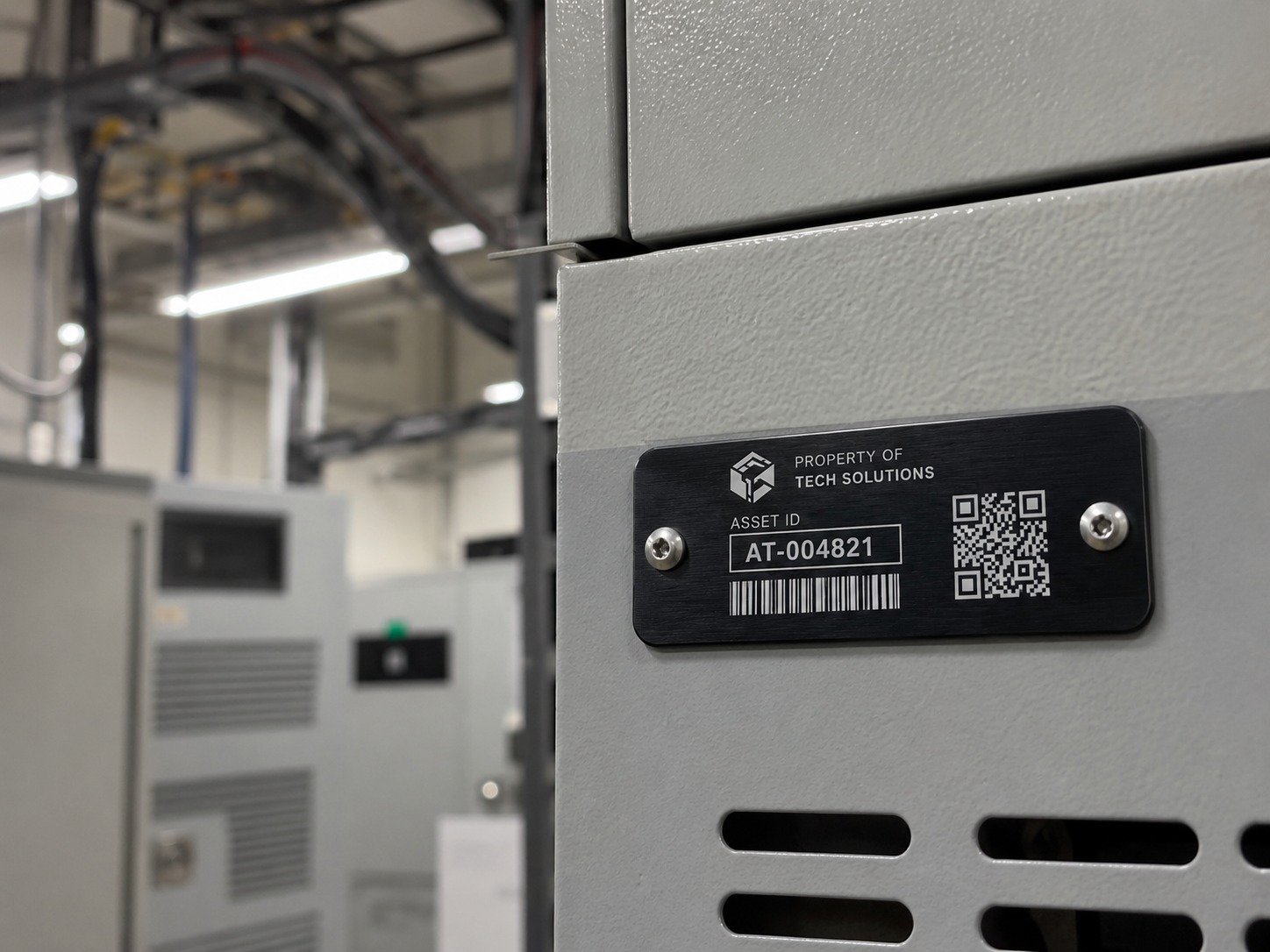 Asset tags for industrial equipment